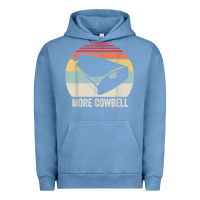 Pigment Pebble Blue retro more cowbell shirt funny drummer gift vintage t shirt Urban Hoodie - linhVisuals