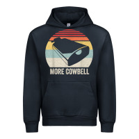 Navy retro more cowbell shirt funny drummer gift vintage t shirt Urban Hoodie - linhVisuals