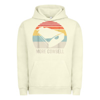 Pigment Pistachio retro more cowbell shirt funny drummer gift vintage t shirt Urban Hoodie - linhVisuals