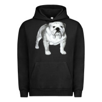 English Bulldog Art Urban Hoodie | Teevron