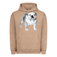 Pigment Burro English Bulldog Art Urban Hoodie - linhVisuals