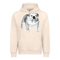 Sandshell English Bulldog Art Urban Hoodie - linhVisuals