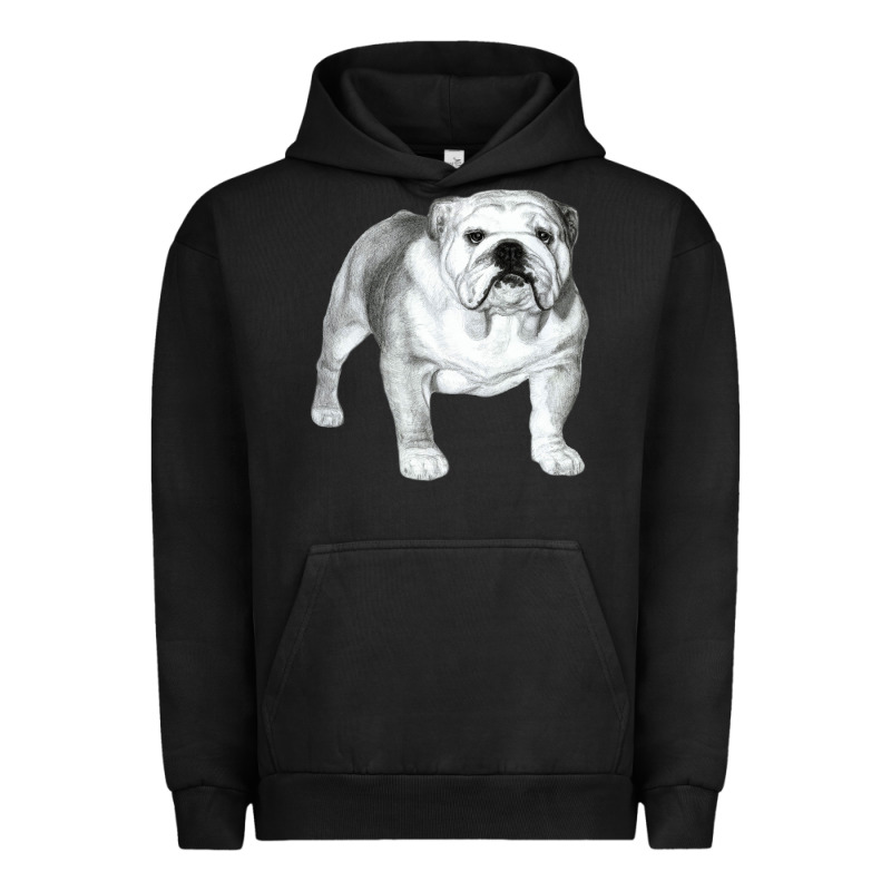 English Bulldog Art Urban Hoodie by linhVisuals | Teevron