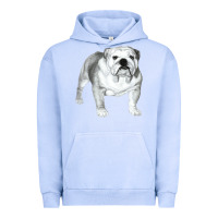 Pigment Grape Ice English Bulldog Art Urban Hoodie - linhVisuals