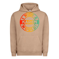 Pigment Burro i wish a karen would t shirt Urban Hoodie - linhVisuals
