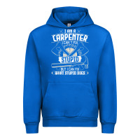 Cobalt i can't fix stupid   funny carpentry woodworking carpenter t shirt Urban Hoodie - linhVisuals