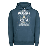 Pigment Midnight Navy i can't fix stupid   funny carpentry woodworking carpenter t shirt Urban Hoodie - linhVisuals