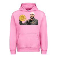 Fuchsia Pink el salvador bitcoin bukele legal tender cryptocurrency btc t shirt Urban Hoodie - linhVisuals