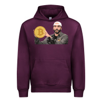 Mauve Wine el salvador bitcoin bukele legal tender cryptocurrency btc t shirt Urban Hoodie - linhVisuals