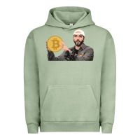 Pigment Oil Green el salvador bitcoin bukele legal tender cryptocurrency btc t shirt Urban Hoodie - linhVisuals
