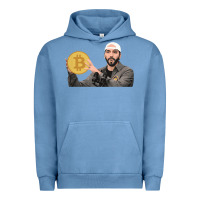 Pigment Pebble Blue el salvador bitcoin bukele legal tender cryptocurrency btc t shirt Urban Hoodie - linhVisuals