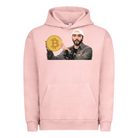 Pigment Salmon el salvador bitcoin bukele legal tender cryptocurrency btc t shirt Urban Hoodie - linhVisuals