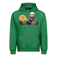 Emerald el salvador bitcoin bukele legal tender cryptocurrency btc t shirt Urban Hoodie - linhVisuals