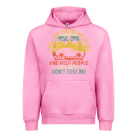 Fuchsia Pink i will put you in the trunk and help people funny saying t shirt Urban Hoodie - linhVisuals