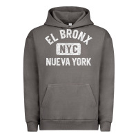 Pigment Tornado el bronx nueva york nyc gym style distressed white print t shirt Urban Hoodie - linhVisuals