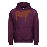 Mauve Wine beef t shirt, beef cattle shirt Urban Hoodie - linhVisuals