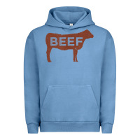 Pigment Pebble Blue beef t shirt, beef cattle shirt Urban Hoodie - linhVisuals