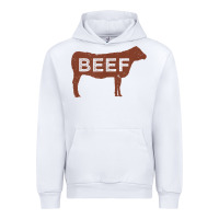 White beef t shirt, beef cattle shirt Urban Hoodie - linhVisuals