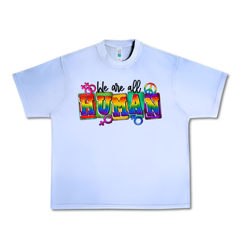 We Are All Human Urban Heavy Tee by FaDigitalArtStudio | Teevron