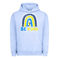 Pigment Grape Ice be kind down syndrome awareness blue ribbon rainbow march 21 t shirt Urban Hoodie - linhVisuals