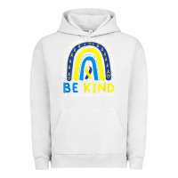 Pigment Lunar Rock be kind down syndrome awareness blue ribbon rainbow march 21 t shirt Urban Hoodie - linhVisuals