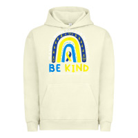 Pigment Pistachio be kind down syndrome awareness blue ribbon rainbow march 21 t shirt Urban Hoodie - linhVisuals