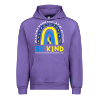 Tulip be kind down syndrome awareness blue ribbon rainbow march 21 t shirt Urban Hoodie - linhVisuals