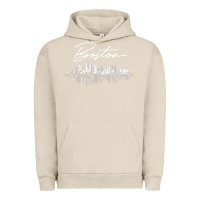 Pigment French Oak boston skyline t shirt for women, men, girls & boys Urban Hoodie - linhVisuals