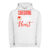 Pigment Lunar Rock caregiving is a work of heart caregiver gifts for men, women t shirt Urban Hoodie - linhVisuals