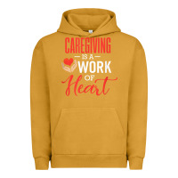 Pigment Peanut Butter caregiving is a work of heart caregiver gifts for men, women t shirt Urban Hoodie - linhVisuals