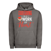 Pigment Tornado caregiving is a work of heart caregiver gifts for men, women t shirt Urban Hoodie - linhVisuals