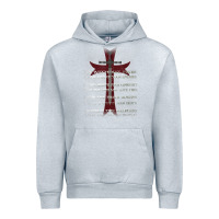Heather Grey knights templar crusader cross ring order be without fear t shirt Urban Hoodie - linhVisuals