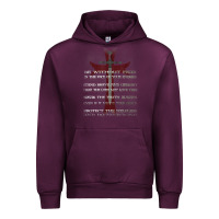 Mauve Wine knights templar crusader cross ring order be without fear t shirt Urban Hoodie - linhVisuals