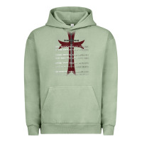 Pigment Oil Green knights templar crusader cross ring order be without fear t shirt Urban Hoodie - linhVisuals
