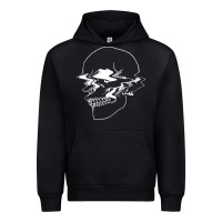 Black creepy cool egirl eboy pastel goth vaporwave glitch skull sweatshirt Urban Hoodie - linhVisuals