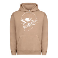 Pigment Burro creepy cool egirl eboy pastel goth vaporwave glitch skull sweatshirt Urban Hoodie - linhVisuals