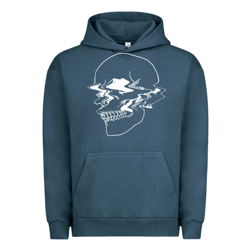 Creepy Cool Egirl Eboy Pastel Goth Vaporwave Glitch Skull Sweatshirt Urban Hoodie by linhVisuals | Teevron