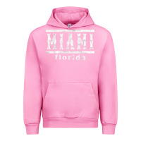 Fuchsia Pink miami florida souvenir t shirt Urban Hoodie - linhVisuals