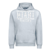 Heather Grey miami florida souvenir t shirt Urban Hoodie - linhVisuals