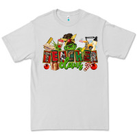 Dove Grey teacher claus christmas Premium Tee - CowGirlArtShop