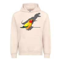 Sandshell cute screaming parrot, birb memes, funny t rex sun conure t shirt Urban Hoodie - linhVisuals