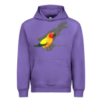 Tulip cute screaming parrot, birb memes, funny t rex sun conure t shirt Urban Hoodie - linhVisuals