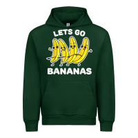 Forest Green lets go bananas shirt  funny fruit pun shirt  banana t shirt Urban Hoodie - linhVisuals