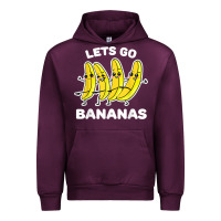 Mauve Wine lets go bananas shirt  funny fruit pun shirt  banana t shirt Urban Hoodie - linhVisuals