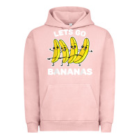 Pigment Salmon lets go bananas shirt  funny fruit pun shirt  banana t shirt Urban Hoodie - linhVisuals