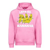 Fuchsia Pink lets go bananas shirt  funny fruit pun shirt  banana t shirt Urban Hoodie - linhVisuals