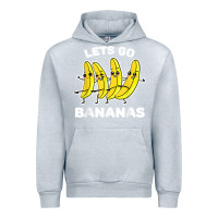 Heather Grey lets go bananas shirt  funny fruit pun shirt  banana t shirt Urban Hoodie - linhVisuals