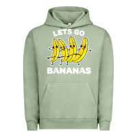Pigment Oil Green lets go bananas shirt  funny fruit pun shirt  banana t shirt Urban Hoodie - linhVisuals