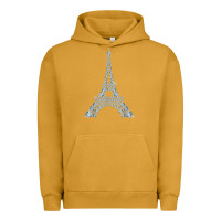 Pigment Peanut Butter eiffel tower with diamonds the parisian french love sign t shirt Urban Hoodie - linhVisuals