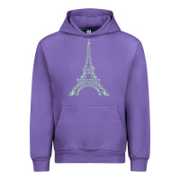 Tulip eiffel tower with diamonds the parisian french love sign t shirt Urban Hoodie - linhVisuals